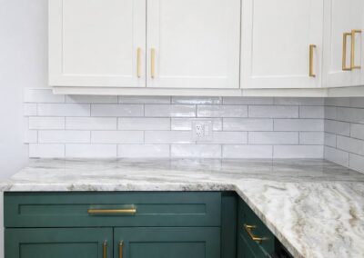 two tone shaker style refacing in prince edward county